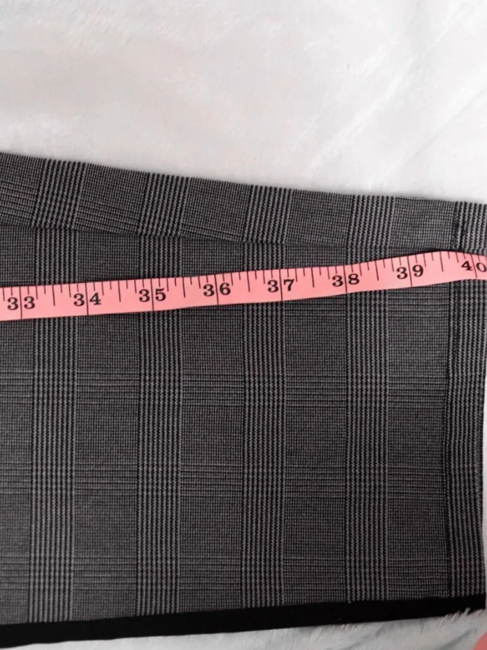 Women's black and gray plaid skinny pants by Simply Vera Vera Wang XL Stretchy